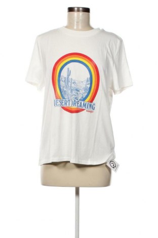 Γυναικείο t-shirt Wrangler, Μέγεθος L, Χρώμα Λευκό, Τιμή 24,93 €