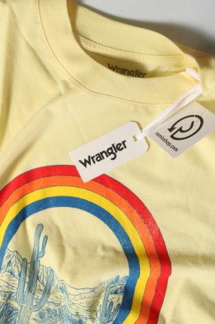 Damen T-Shirt Wrangler, Größe M, Farbe Gelb, Preis 23,33 €