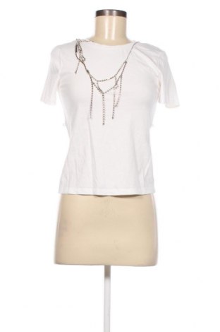 Γυναικείο t-shirt Zara, Μέγεθος S, Χρώμα Λευκό, Τιμή 10,44 €