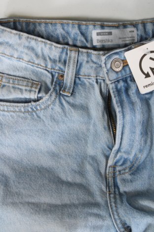 Damskie jeansy Bershka, Rozmiar XXS, Kolor Niebieski, Cena 32,16 zł