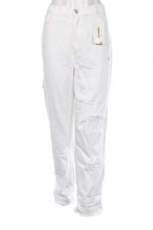 Damskie jeansy LCW, Rozmiar XL, Kolor Biały, Cena 68,74 zł