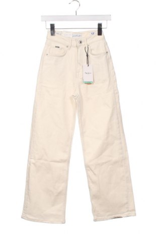 Дамски дънки Pepe Jeans, Размер XXS, Цвят Екрю, Цена 172,00 лв.