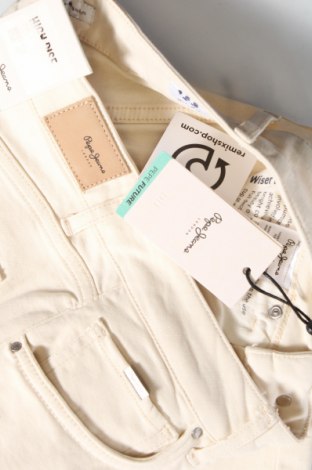 Дамски дънки Pepe Jeans, Размер S, Цвят Екрю, Цена 86,00 лв.
