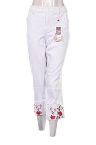Damen Jeans Sheego by Joe Browns, Größe 3XL, Farbe Weiß, Preis € 28,76