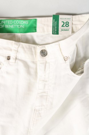 Damskie jeansy United Colors Of Benetton, Rozmiar S, Kolor Biały, Cena 247,89 zł