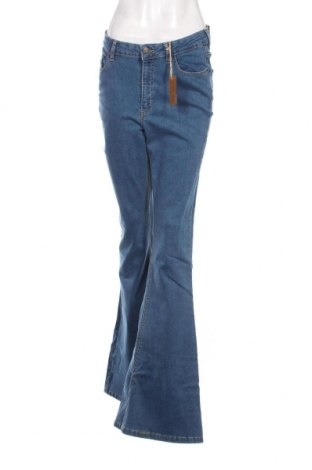 Damskie jeansy Urban Classics, Rozmiar XL, Kolor Niebieski, Cena 123,95 zł