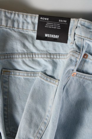 Damskie jeansy Weekday, Rozmiar XL, Kolor Niebieski, Cena 247,89 zł