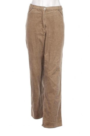 Γυναικείο κοτλέ παντελόνι, Μέγεθος XL, Χρώμα  Μπέζ, Τιμή 9,87 €