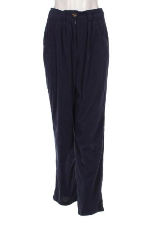 Pantaloni de velvet de femei, Mărime M, Culoare Albastru, Preț 29,57 Lei