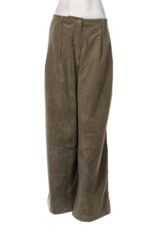 Γυναικείο κοτλέ παντελόνι ASOS, Μέγεθος XXL, Χρώμα Πράσινο, Τιμή 15,22 €