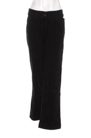 Γυναικείο κοτλέ παντελόνι Adagio, Μέγεθος L, Χρώμα Μαύρο, Τιμή 4,49 €