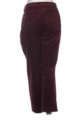 Γυναικείο κοτλέ παντελόνι Adagio, Μέγεθος XL, Χρώμα Βιολετί, Τιμή 6,64 €