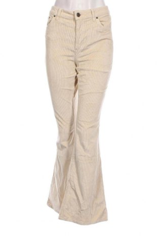 Pantaloni de velvet de femei BDG, Mărime L, Culoare Ecru, Preț 134,87 Lei