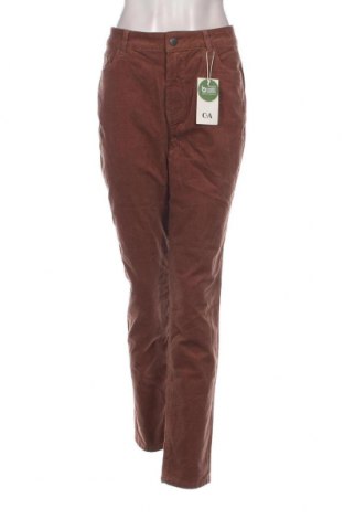 Pantaloni de velvet de femei C&A, Mărime XL, Culoare Maro, Preț 83,23 Lei