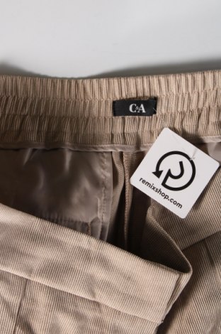 Γυναικείο κοτλέ παντελόνι C&A, Μέγεθος XL, Χρώμα  Μπέζ, Τιμή 4,84 €
