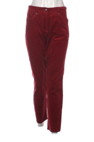 Pantaloni de velvet de femei Canda, Mărime M, Culoare Roșu, Preț 95,39 Lei