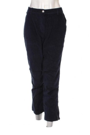 Γυναικείο κοτλέ παντελόνι Gina Benotti, Μέγεθος L, Χρώμα Μπλέ, Τιμή 3,59 €