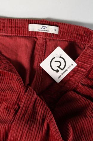 Pantaloni de velvet de femei Jdy, Mărime L, Culoare Roșu, Preț 19,08 Lei