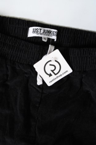 Pantaloni de velvet de femei Just Junkies, Mărime M, Culoare Negru, Preț 32,37 Lei