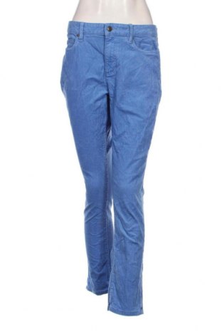 Pantaloni de velvet de femei Lands' End, Mărime M, Culoare Albastru, Preț 20,99 Lei