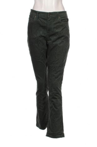 Pantaloni de velvet de femei Lands' End, Mărime M, Culoare Verde, Preț 20,99 Lei