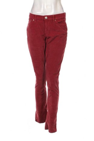 Pantaloni de velvet de femei Lucky Brand, Mărime XL, Culoare Roșu, Preț 25,63 Lei