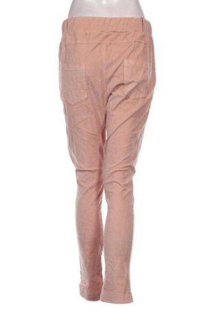 Pantaloni de velvet de femei Made In Italy, Mărime L, Culoare Roz, Preț 28,62 Lei