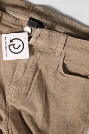 Pantaloni de velvet de femei Massimo Dutti, Mărime M, Culoare Bej, Preț 134,21 Lei