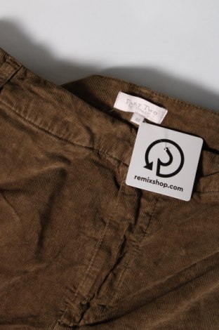 Pantaloni de velvet de femei Part Two, Mărime XL, Culoare Verde, Preț 100,66 Lei