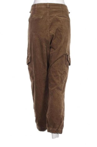 Pantaloni de velvet de femei Part Two, Mărime XL, Culoare Verde, Preț 100,66 Lei