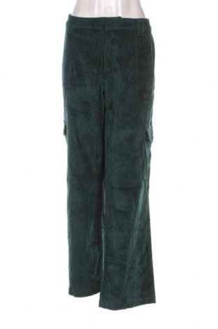 Γυναικείο κοτλέ παντελόνι Rainbow, Μέγεθος XL, Χρώμα Πράσινο, Τιμή 8,97 €