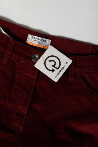 Pantaloni de velvet de femei Raphaela By Brax, Mărime L, Culoare Roșu, Preț 42,50 Lei