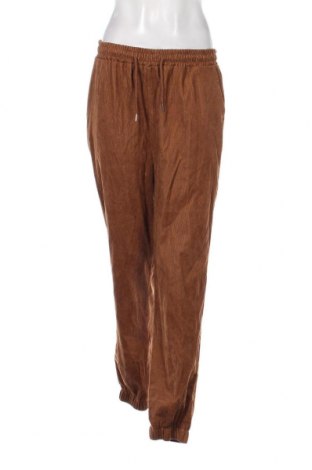 Pantaloni de velvet de femei SHEIN, Mărime M, Culoare Maro, Preț 26,71 Lei