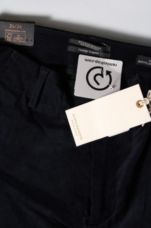 Pantaloni de velvet de femei Scotch & Soda, Mărime S, Culoare Albastru, Preț 100,66 Lei