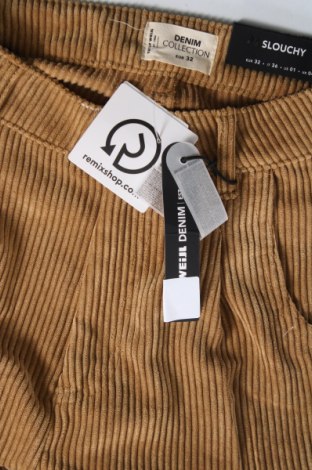 Pantaloni de velvet de femei Tally Weijl, Mărime XXS, Culoare Galben, Preț 59,01 Lei