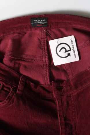 Γυναικείο κοτλέ παντελόνι Trailer, Μέγεθος XL, Χρώμα Κόκκινο, Τιμή 7,14 €