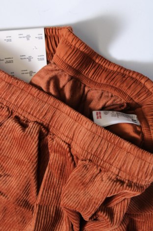 Pantaloni de velvet de femei Uniqlo, Mărime M, Culoare Maro, Preț 135,23 Lei