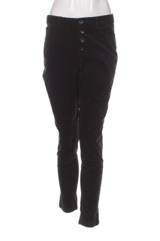 Γυναικείο κοτλέ παντελόνι Yessica, Μέγεθος L, Χρώμα Μαύρο, Τιμή 7,18 €