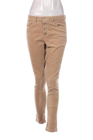 Pantaloni de velvet de femei Yessica, Mărime S, Culoare Bej, Preț 26,71 Lei