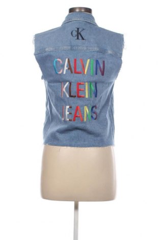 Vestă de femei Calvin Klein Jeans, Mărime L, Culoare Albastru, Preț 450,66 Lei