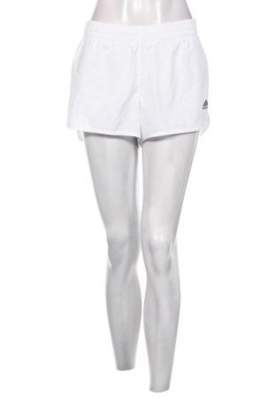Γυναικείο κοντό παντελόνι Adidas, Μέγεθος L, Χρώμα Λευκό, Τιμή 15,03 €