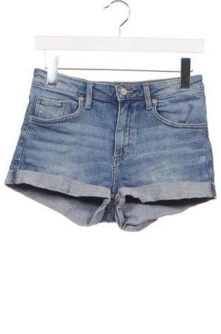 Дамски къс панталон H&M, Размер XS, Цвят Син, Цена 11,40 лв.