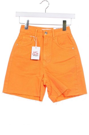 Γυναικείο κοντό παντελόνι Jennyfer, Μέγεθος XXS, Χρώμα Πορτοκαλί, Τιμή 4,15 €
