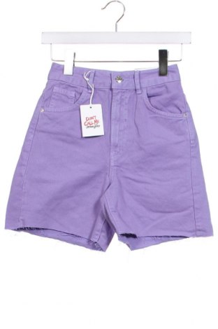 Дамски къс панталон Jennyfer, Размер XXS, Цвят Лилав, Цена 12,09 лв.