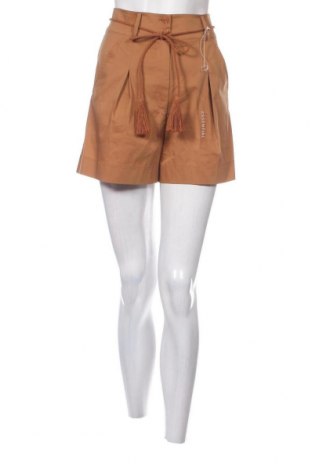 Γυναικείο κοντό παντελόνι Patrizia Pepe, Μέγεθος XS, Χρώμα Καφέ, Τιμή 80,80 €