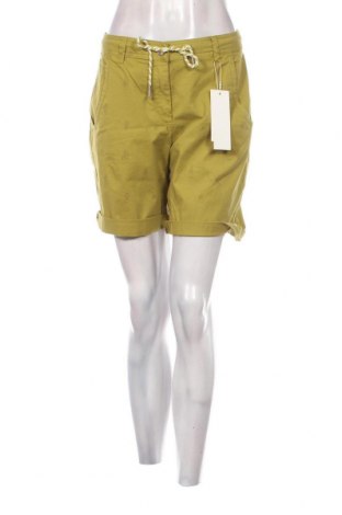 Γυναικείο κοντό παντελόνι Tom Tailor, Μέγεθος M, Χρώμα Πράσινο, Τιμή 17,86 €