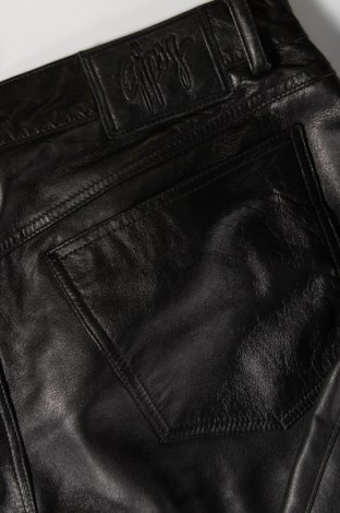 Дамски кожен панталон Gipsy, Размер XL, Цвят Черен, Цена 188,00 лв.