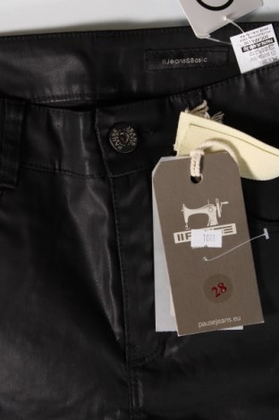 Damen Lederhose Pause Jeans, Größe M, Farbe Schwarz, Preis € 18,91