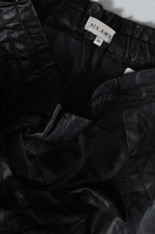 Pantaloni de piele pentru damă Six Ames, Mărime S, Culoare Negru, Preț 47,37 Lei