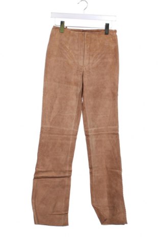 Γυναικείο παντελόνι δερμάτινο TCM, Μέγεθος S, Χρώμα  Μπέζ, Τιμή 16,83 €